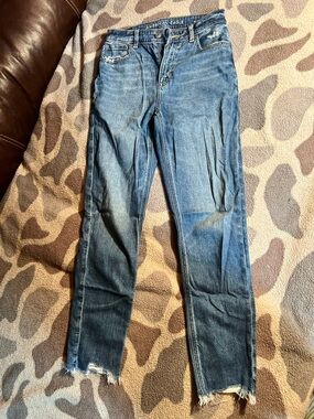 American Eagle Outfitters High Rise Blue Denim Jeans